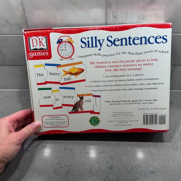 DK Games Silly Sentences Grammar Skills Game For Ages 4 to 7  and 1 to 4 Players - Picture 15 of 16